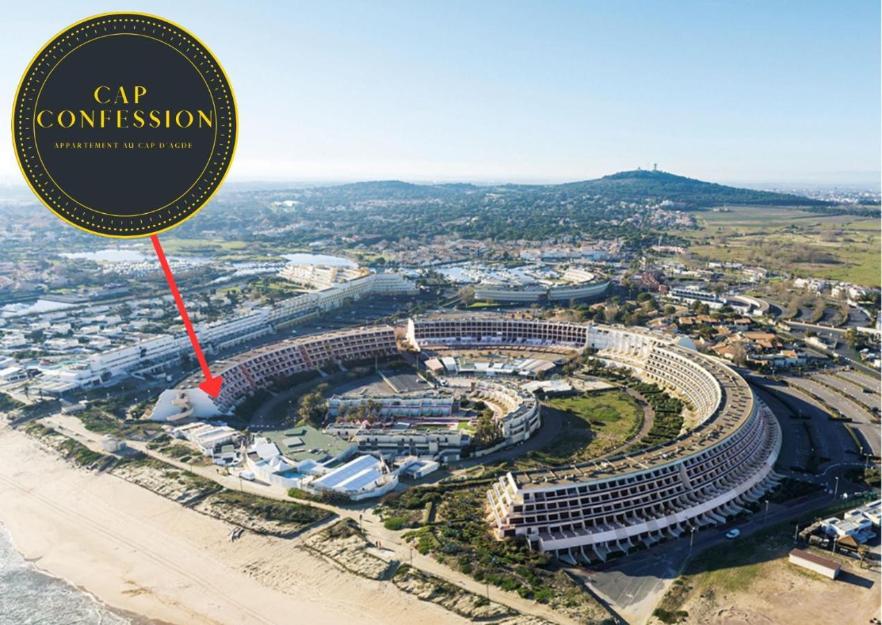 'Cap Confession' - Naturiste - Sea View - Beach - Parking -Air Conditionaire Agde Eksteriør billede